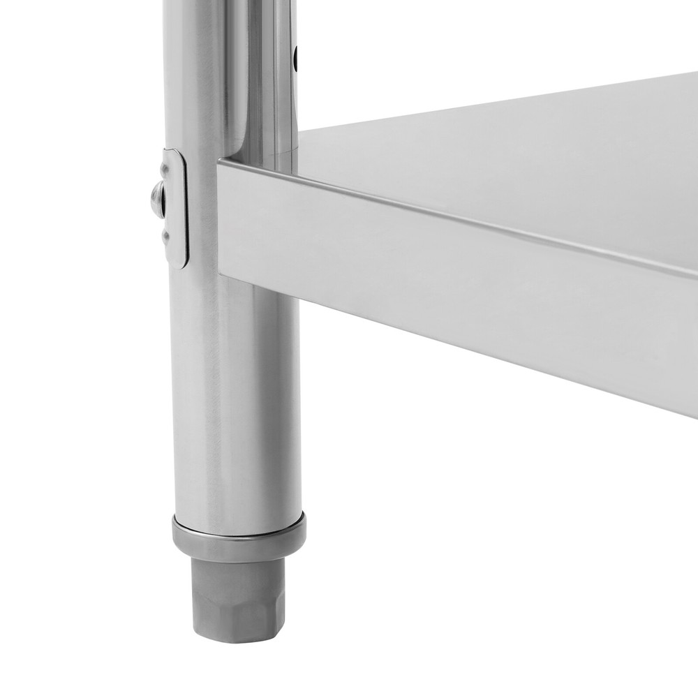 Adjustable Work Table, 30x30x26in Stainless Steel Prep Table for Kitchen,