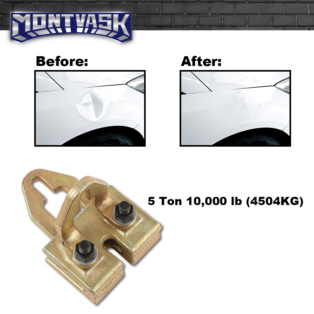 5 Ton Self-Tightening Frame Auto Body Repair Pull Back Clamp Puller Dent Tool