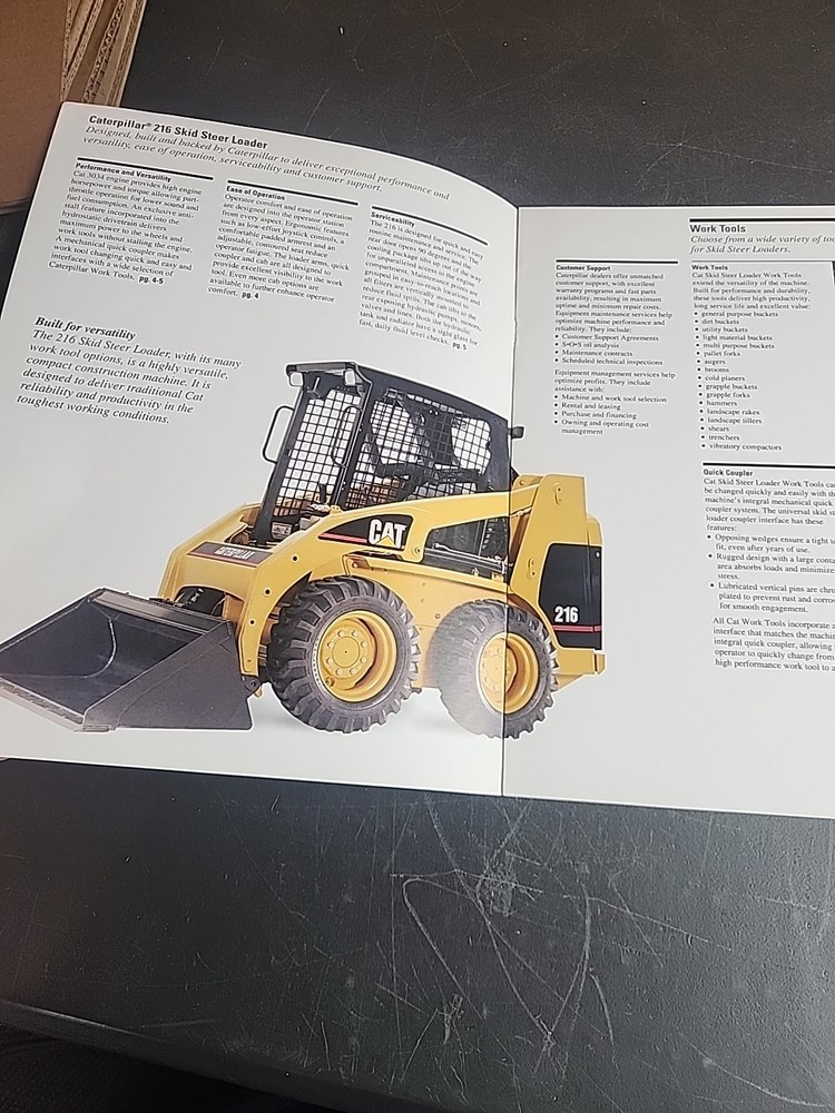 Caterpillar 216 Skid Steer Loader Brochure