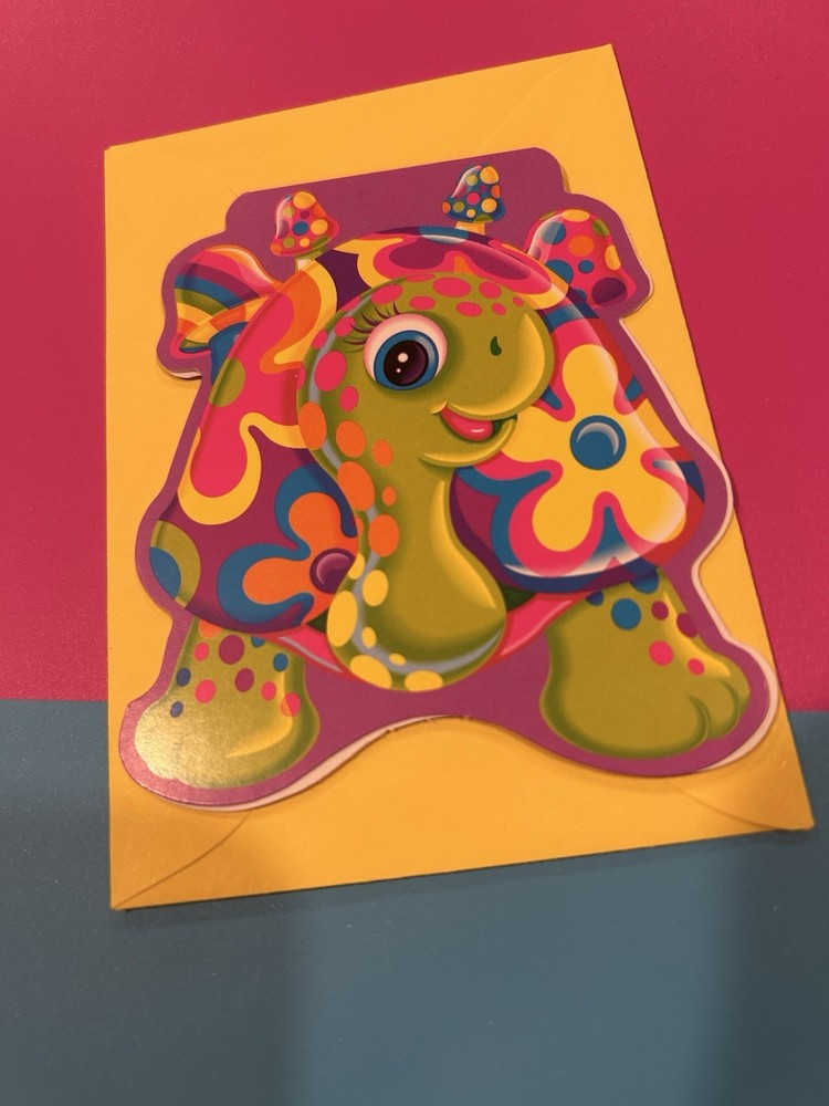 Vintage Lisa Frank Single Notecard