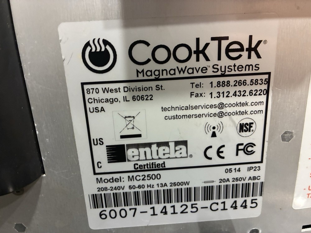 Cooktek Induction Model 2500