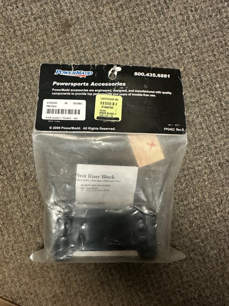 PowerMadd (Polaris) 2" Handlebar Riser Block