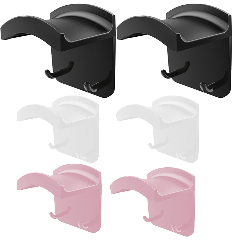 2Pcs Headphone Hanger Wall Mount Stand for Headset Space-saving Headset Holder