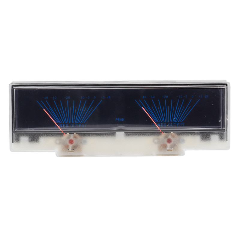 VU Meter Hot Power Amplifier Panel Dual Analog Audio Level dB Meter W/ BackLit