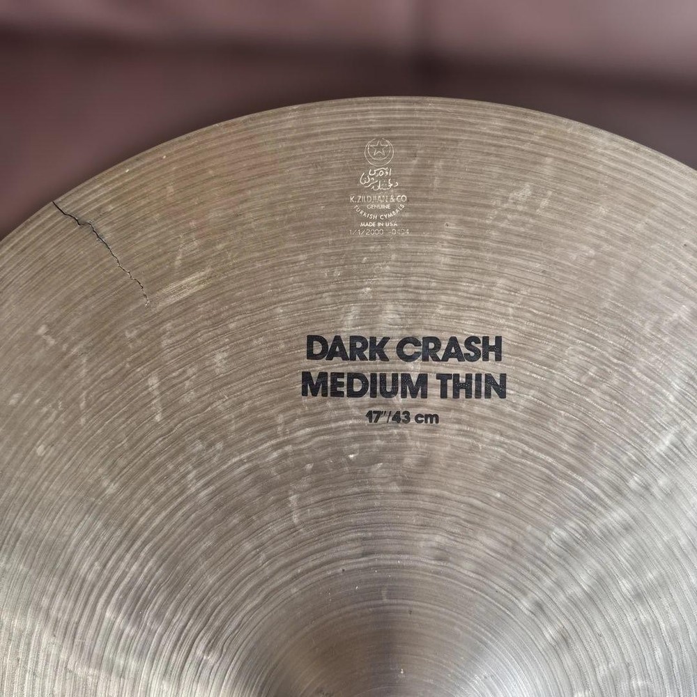 Zildjian Dark Crash Medium Thin 17 inches