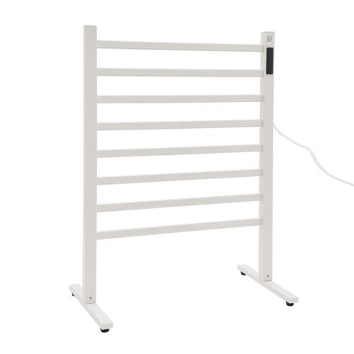 Electric Floor-Standing Towel Warmer Rack with Fast Heating & Timer