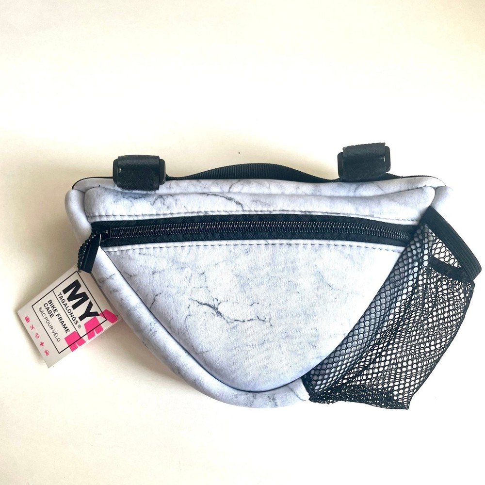 NWT White Marble Bike Frame Case