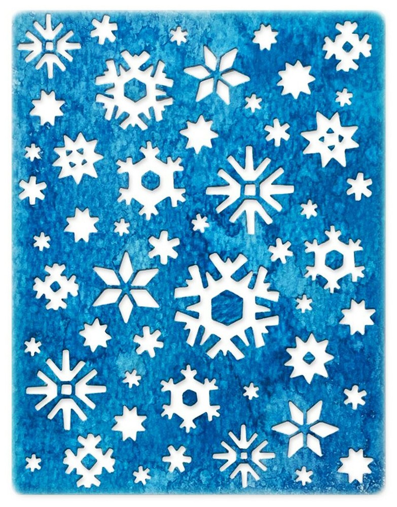 New Retired Sizzix Thinlits Artic die #664967 Retail $16.99 designer Tim Holtz