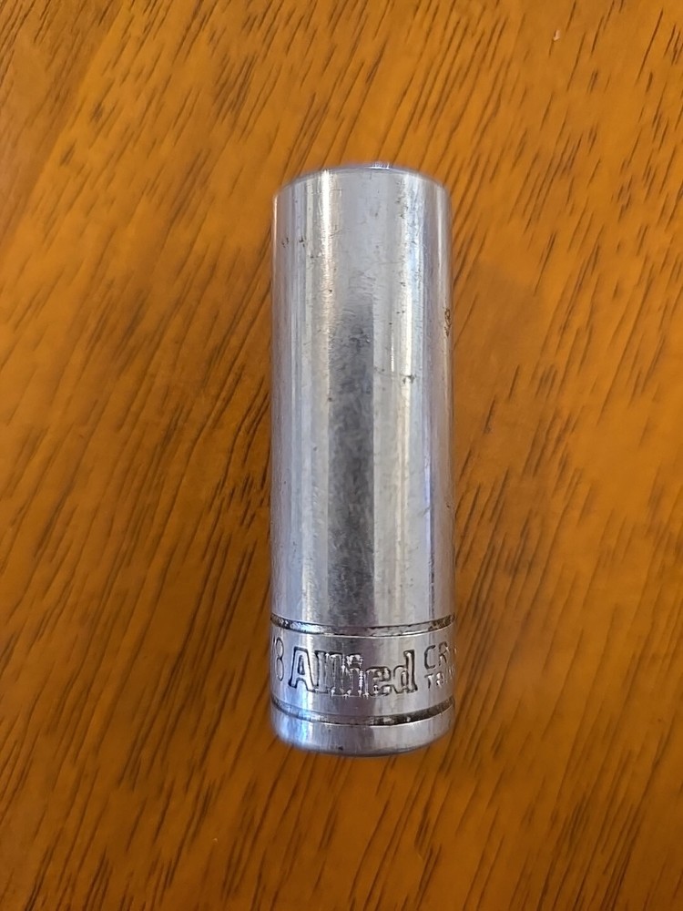 Allied ~ 3/8dr 5/8" Deep Socket ~ 6 PT ~ Solid Pre-Owned tool.   R54