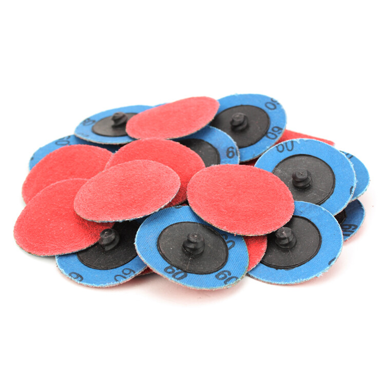 200 Pack - 2" Inch 60 Grit Ceramic Quick Change Sanding Discs Type R Roloc