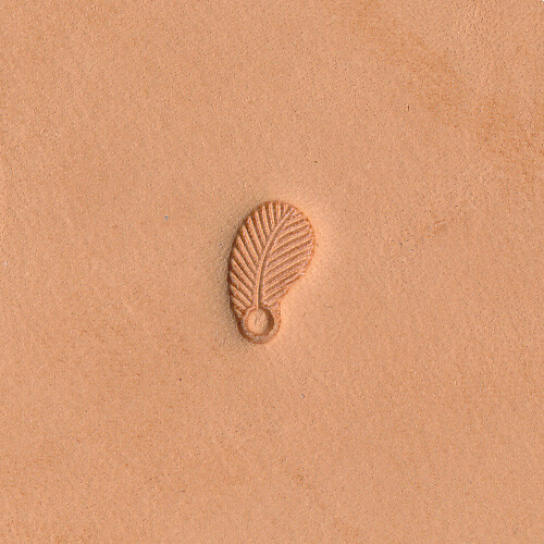 Border-Feather-Right O75 Leather Stamp