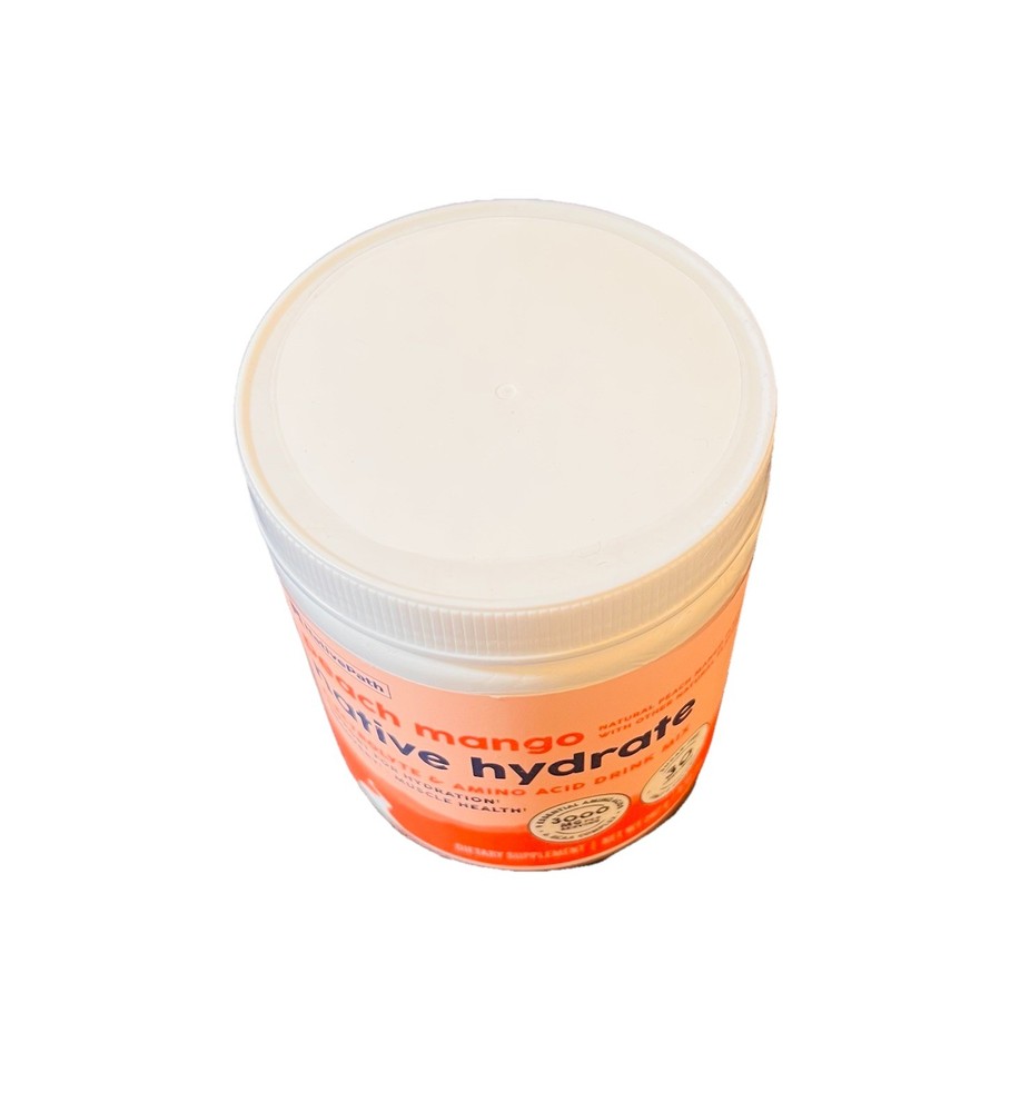 Zero Sugar Electrolyte Powder for Hydration with BCAAs Peach Mango