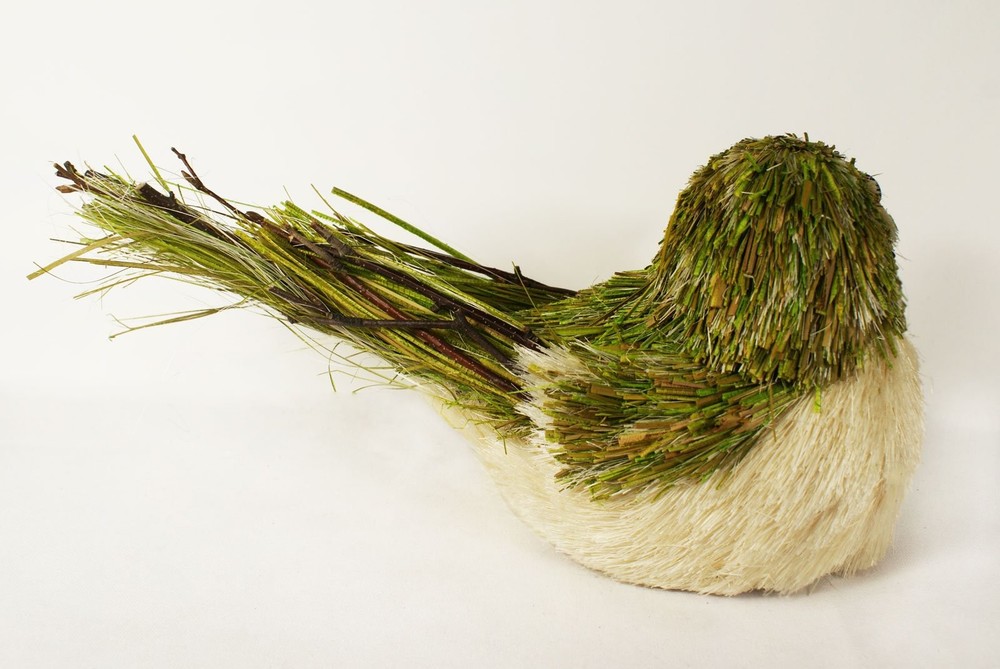 Easter Cute Bird Decoration Sisal Straw Spring