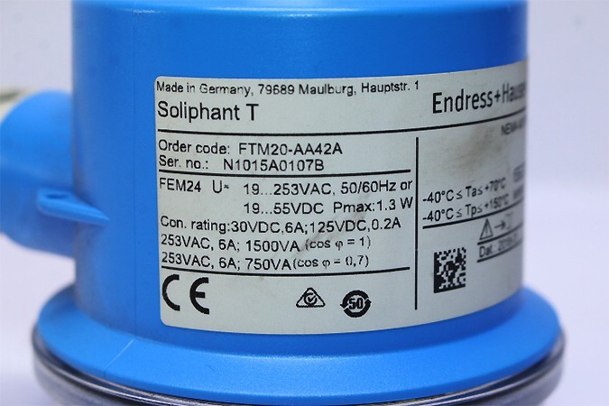 Endress+Hauser FTM20-AA42A POINT LEVEL DETECTION