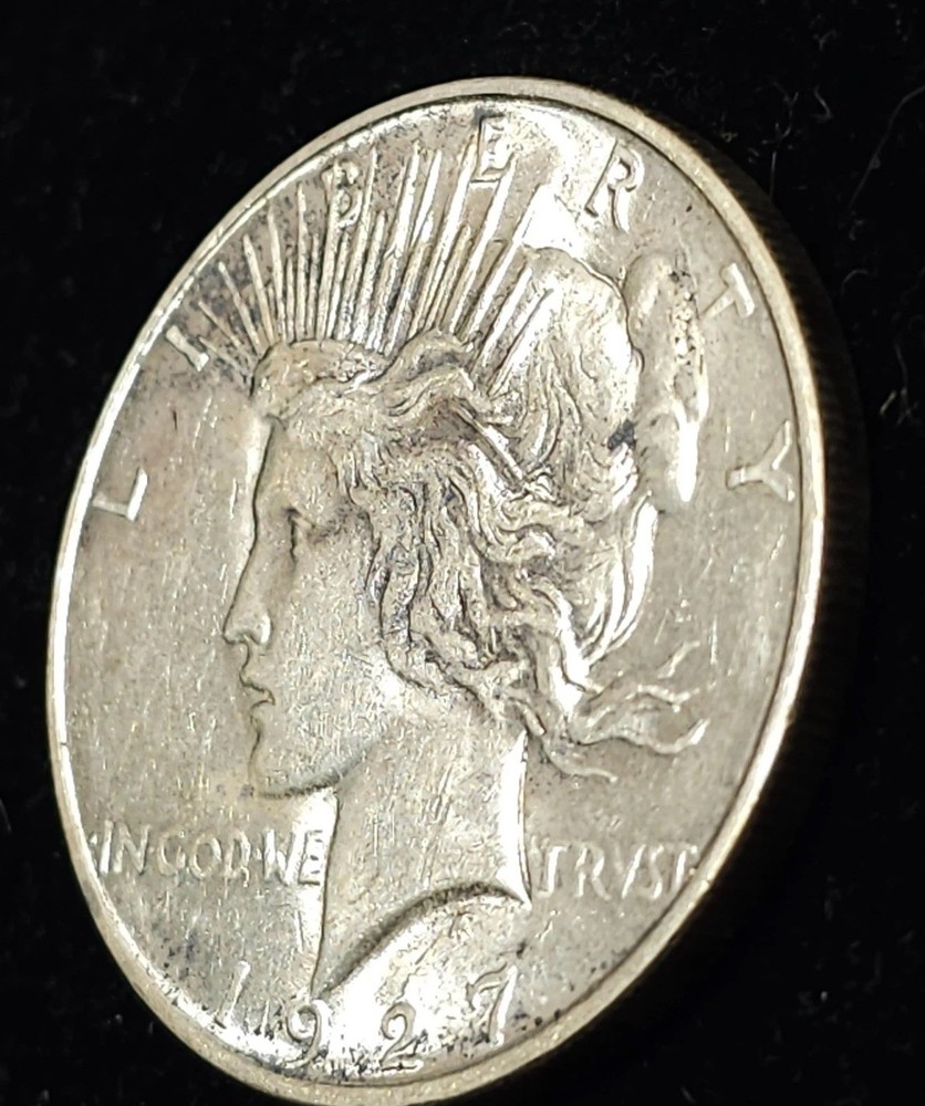 1927-D Peace Dollar AU