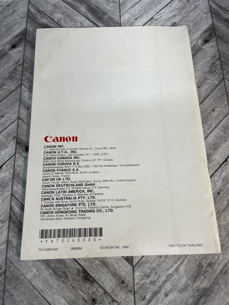 Canon NP 1020 Copy Machine Operator’s Manual
