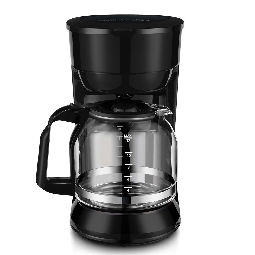 12 Cup Coffee Maker Black, Drip Coffee Maker