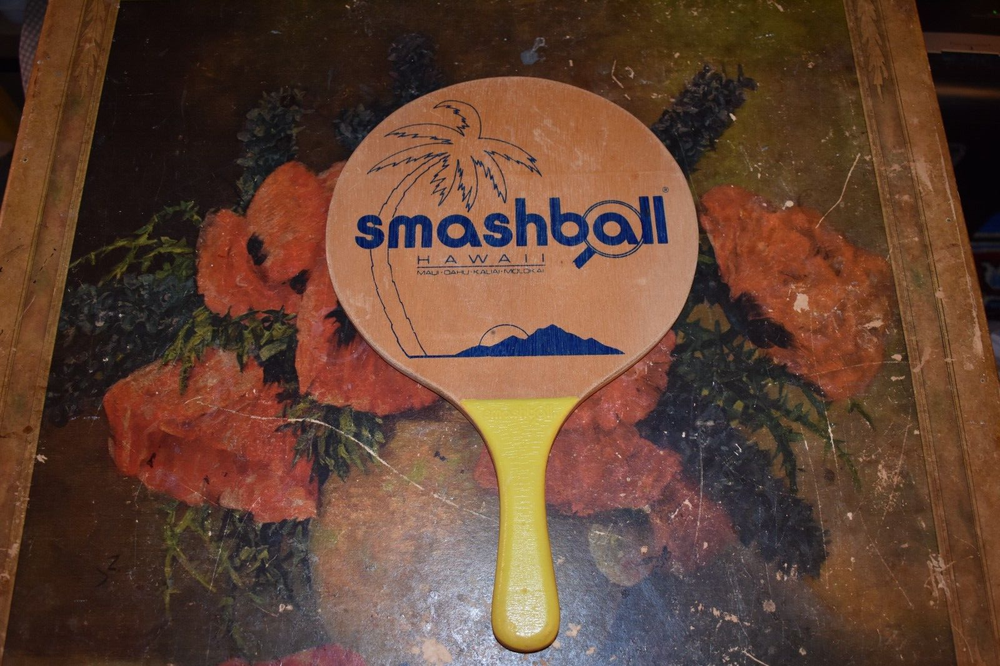 Vintage Smashball Paddle - Hawaii