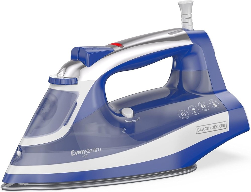 Black & Decker One Step Steam Iron Smart Steam Control (Navy)