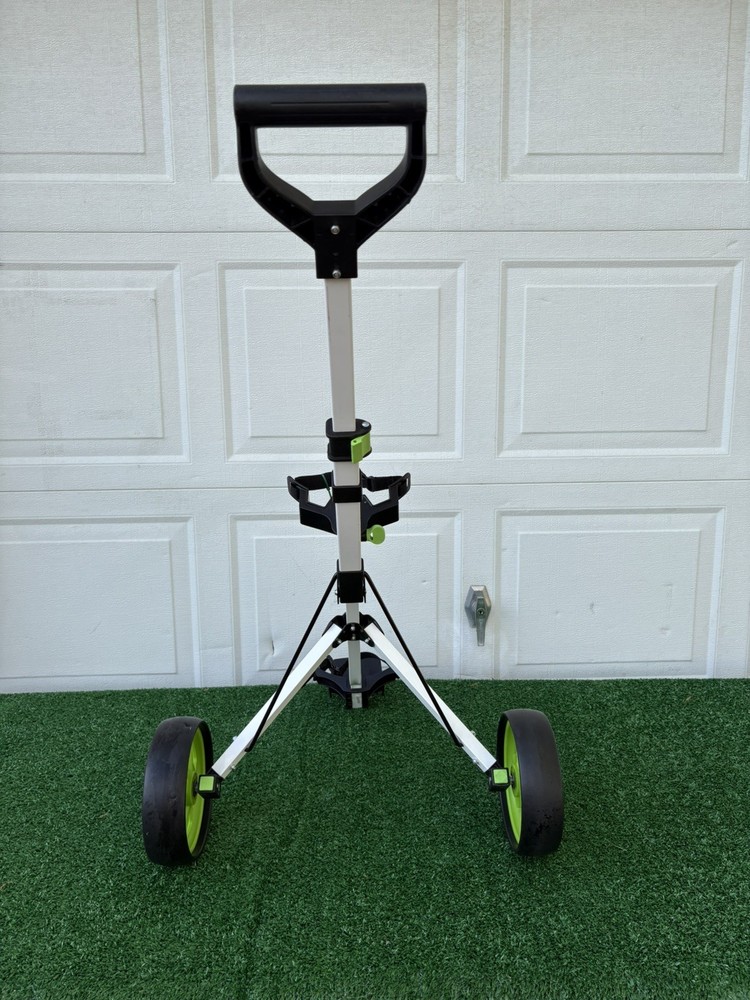 Young Gun Youth Collapsible Folding Golf Bag Caddy Push Pull Cart