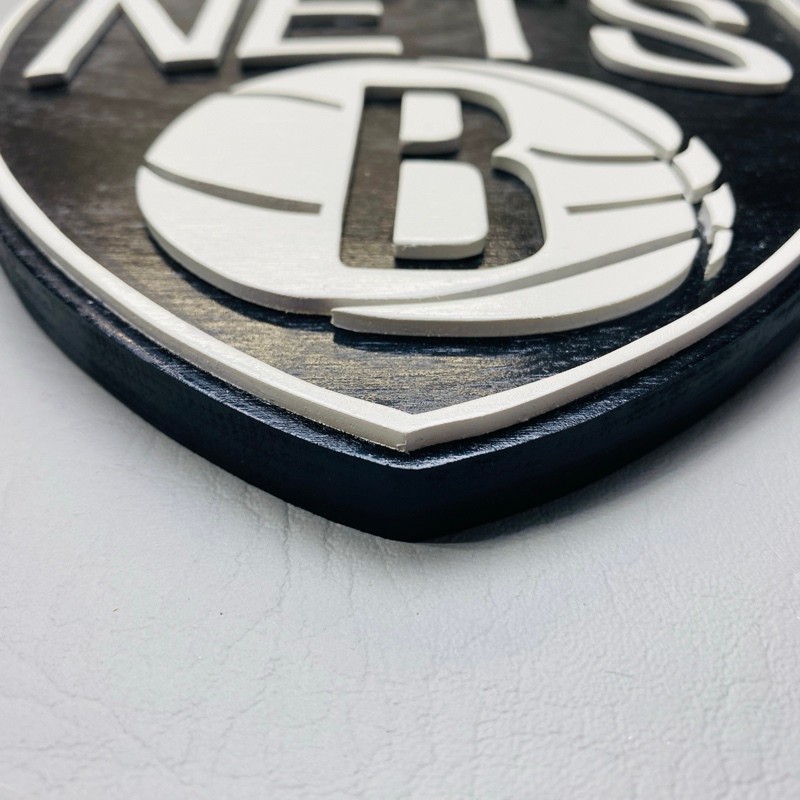 Brooklyn Nets Wooden Plaque