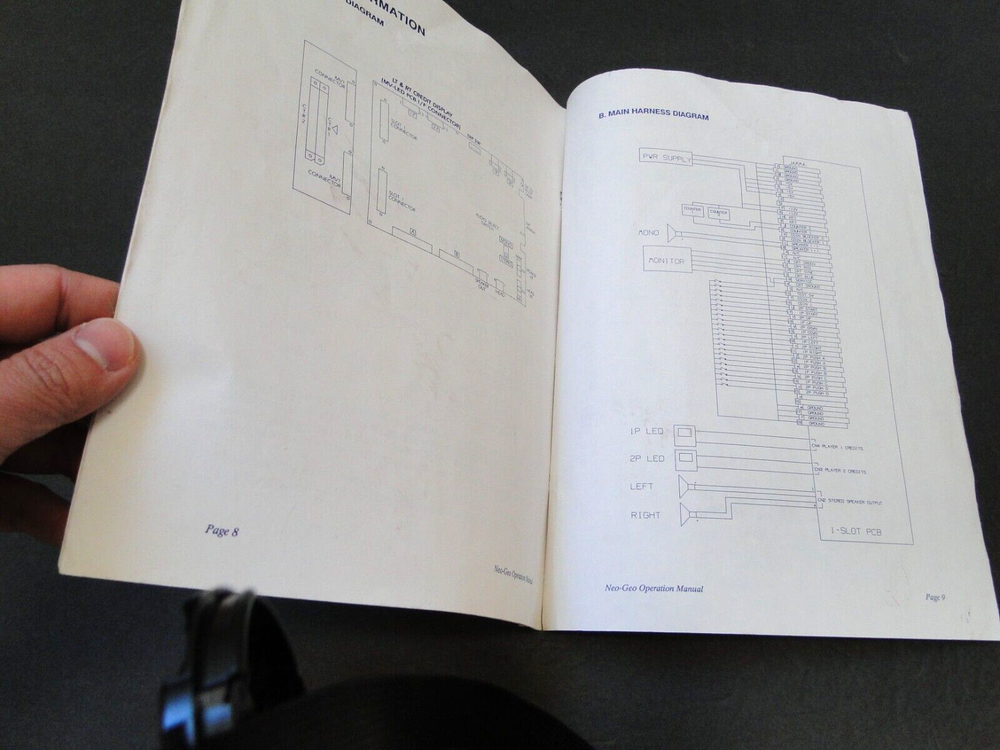 Vintage 1991 Neo-Geo System Operation Manual