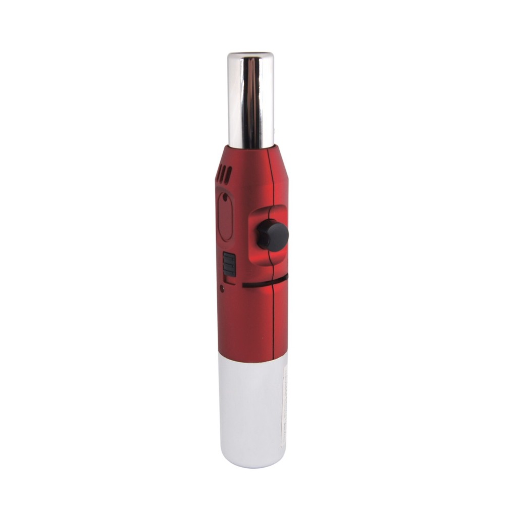 2 Pack Pen Jet Butane Torch Lighter Safety Lock & Adjustable Flame Refillable