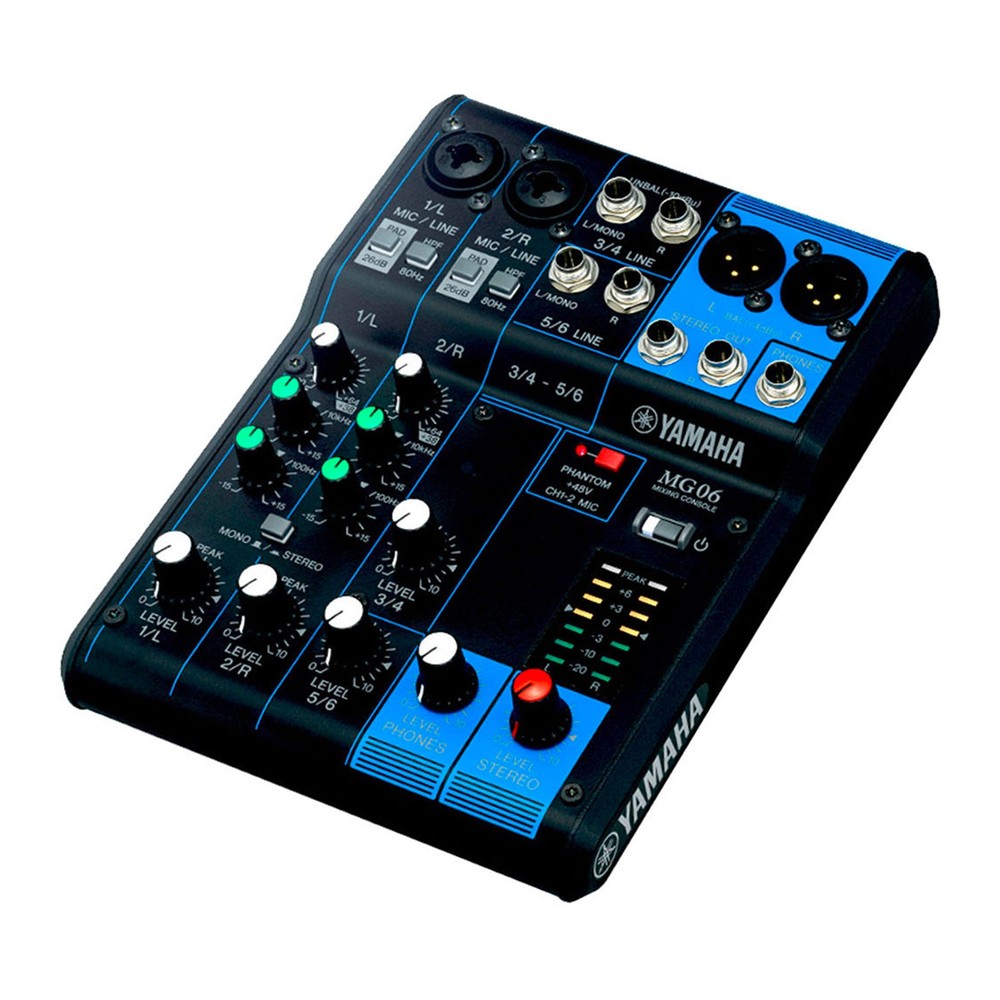 Yamaha MG06 6-Input Mixer