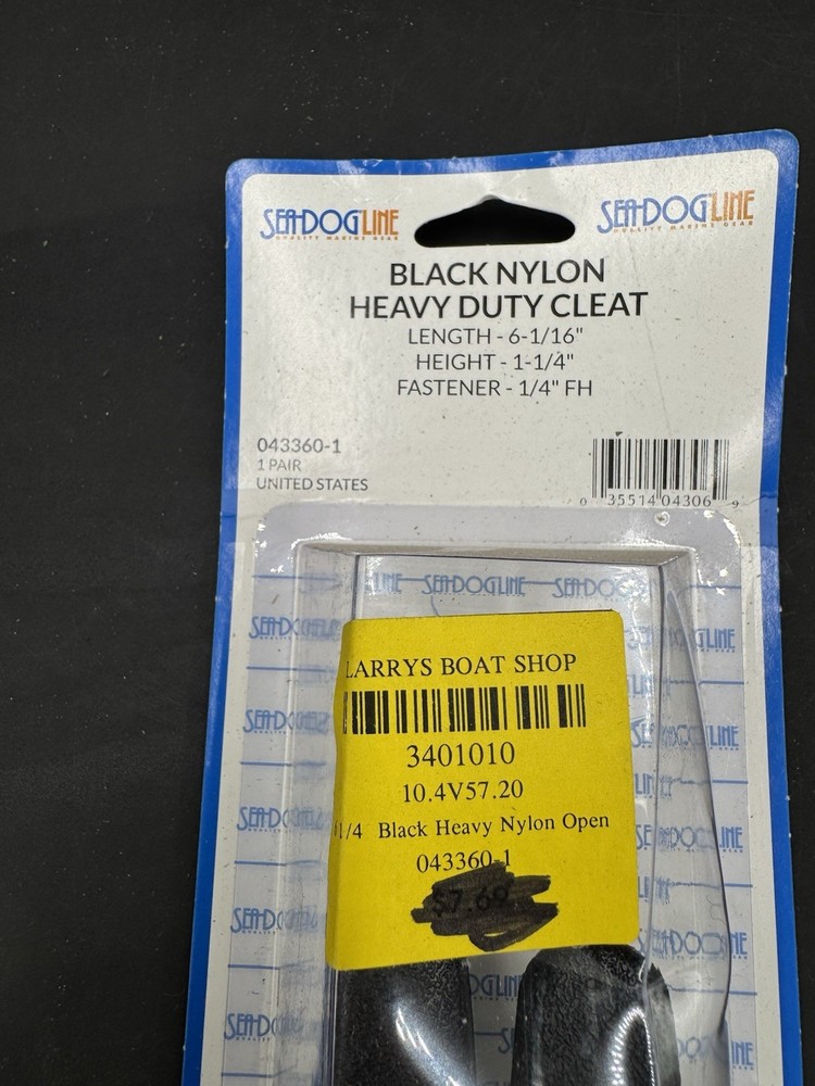 Seadog Line #043360-1 Nylon Deck Cleat 6"