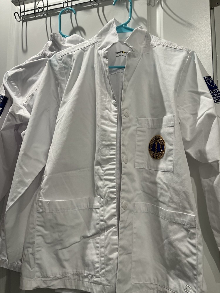 2 Emory Physician Assistant Student Short White Coats