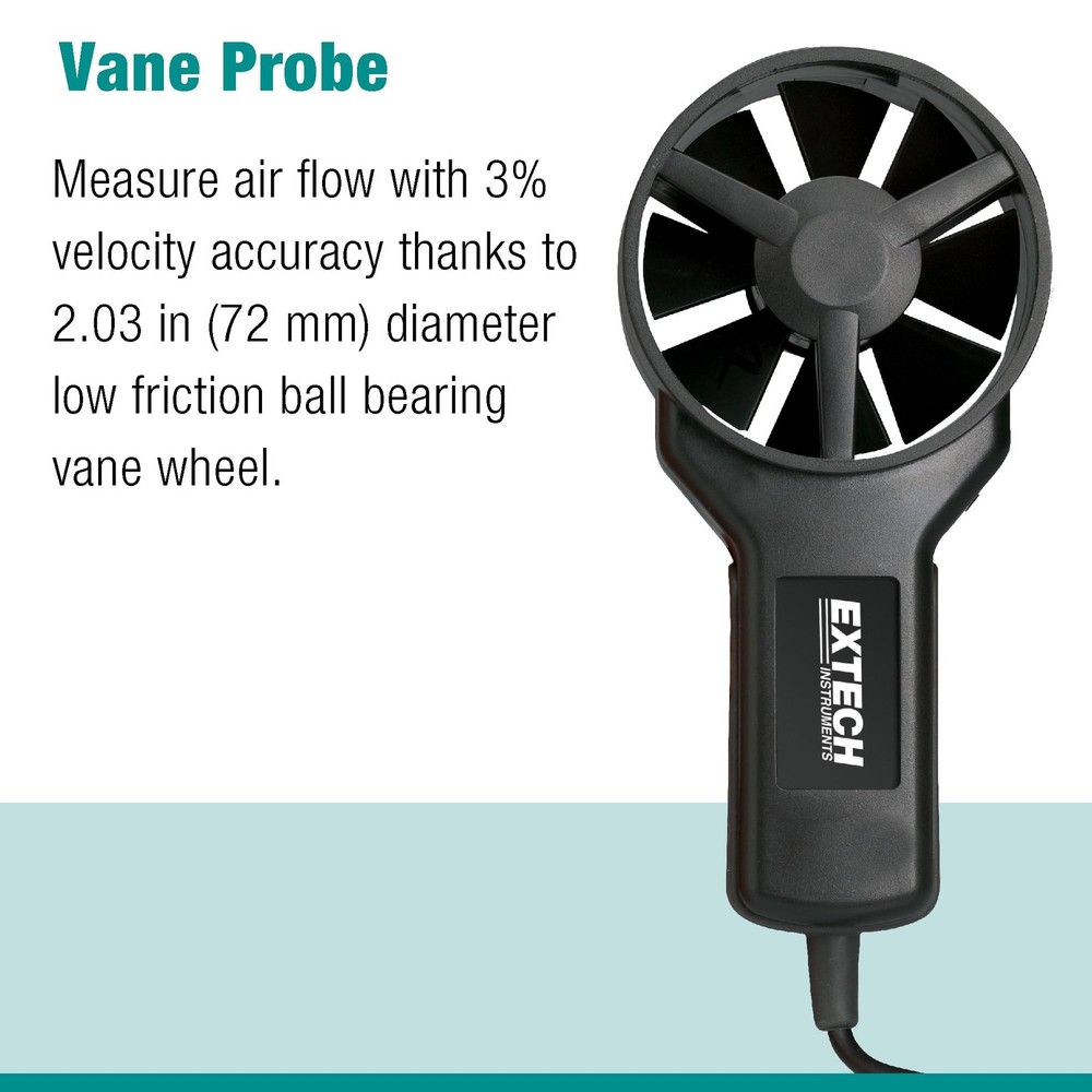 Extech AN100 CFM/CMM Mini Thermo-Anemometer