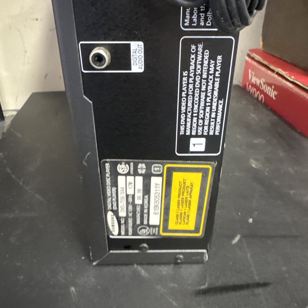 Samsung Black Dvd 709 Player