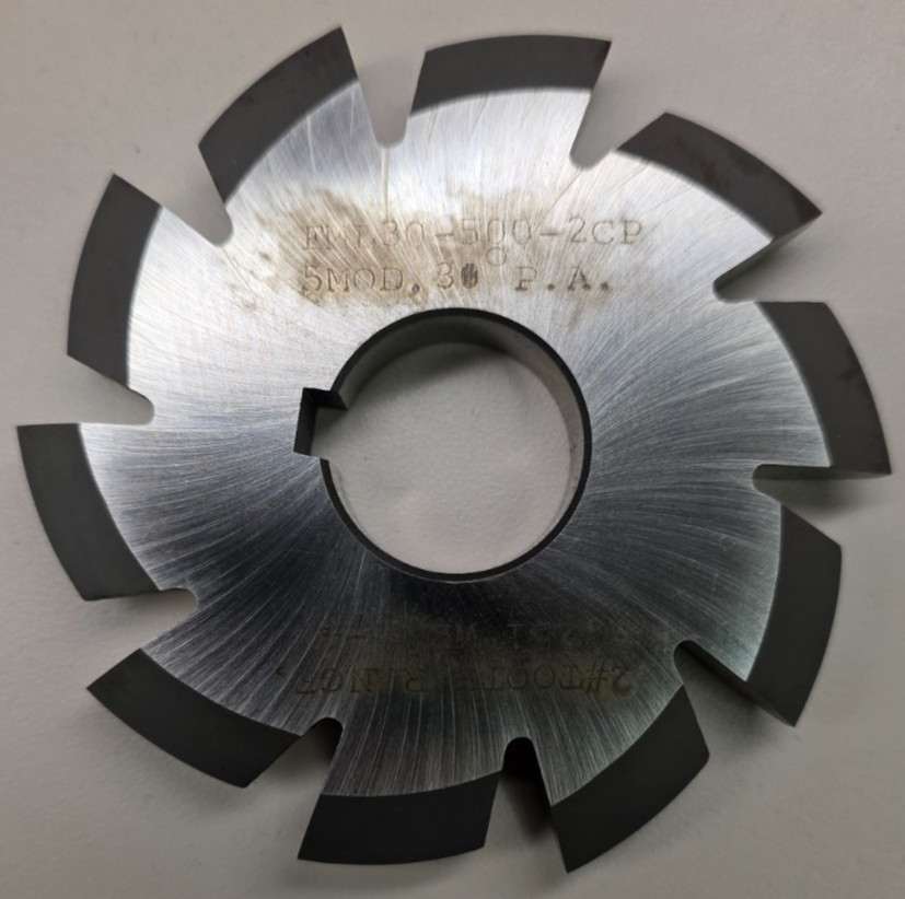 Involute Gear Cutter 5Module 30°PA #2