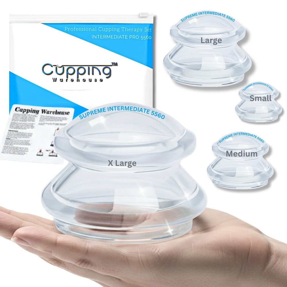 Cupping Warehouse Supreme 4 Intermediate Pro 5560 Beginner Silicone Cupping S...