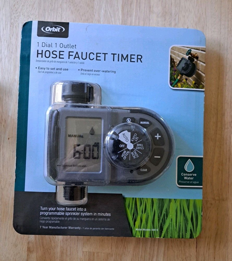 ORBIT HOSE FAUCET TIMER New In Package