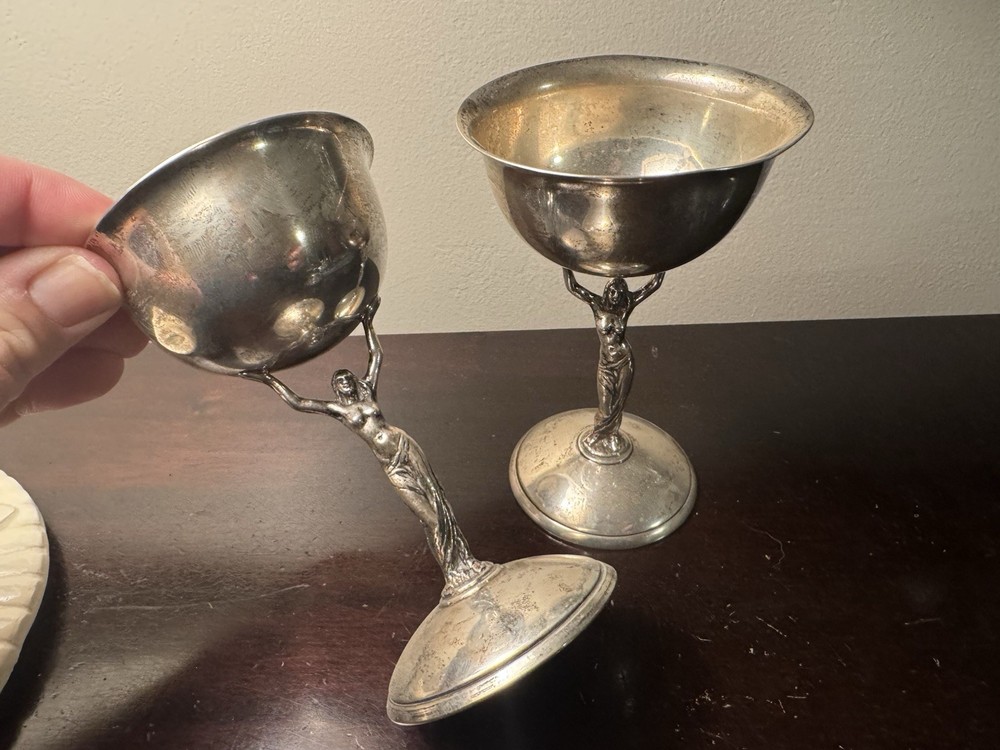 Sterling Silver Nude Goblets - Magnificent