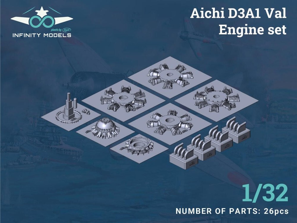 1/32 Infinity Models Engine set