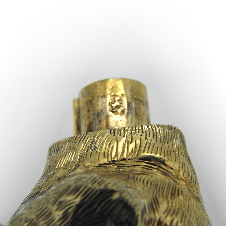 Bird Form Etrog Box Hanau German Silver Gilt