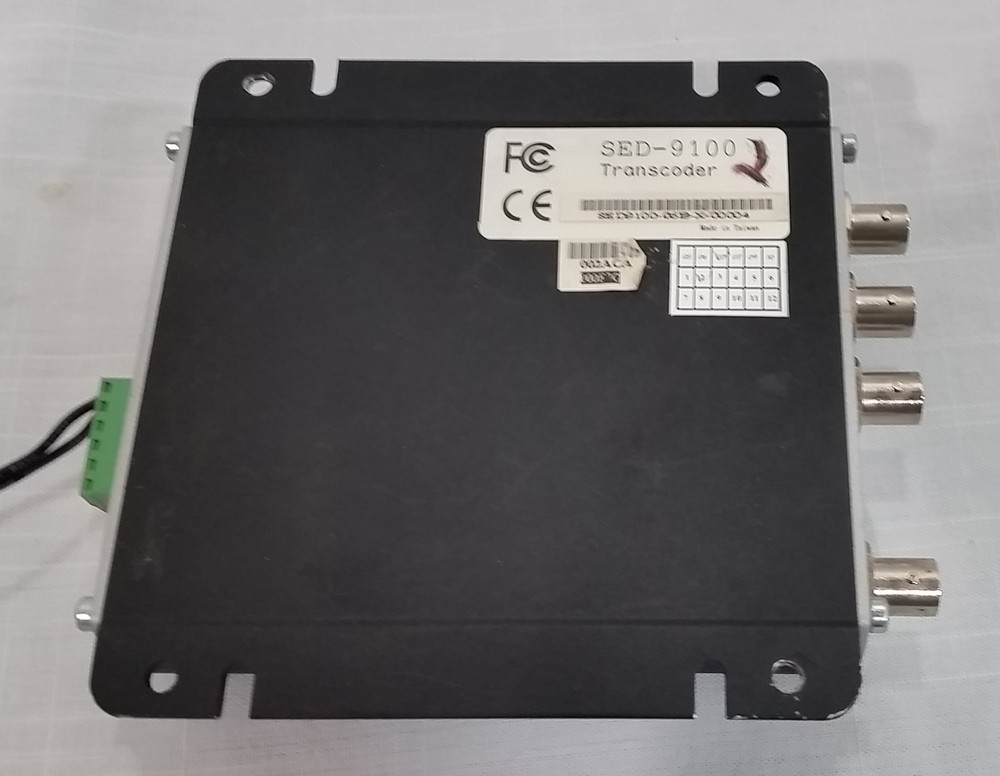 Microtek SED-9100 CCTV Video encoder decoder RGB Composite S-Video Lan in out