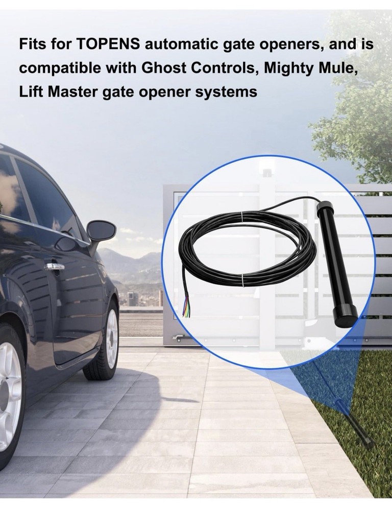 Vehicle Exit Sensor Kit for Ghost Controls, Mighty Mule, Lift Master Driveway Op