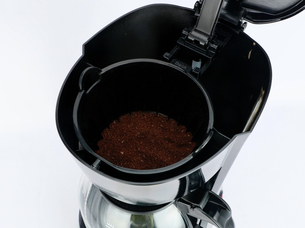 Black 12-Cup Drip Coffee Maker