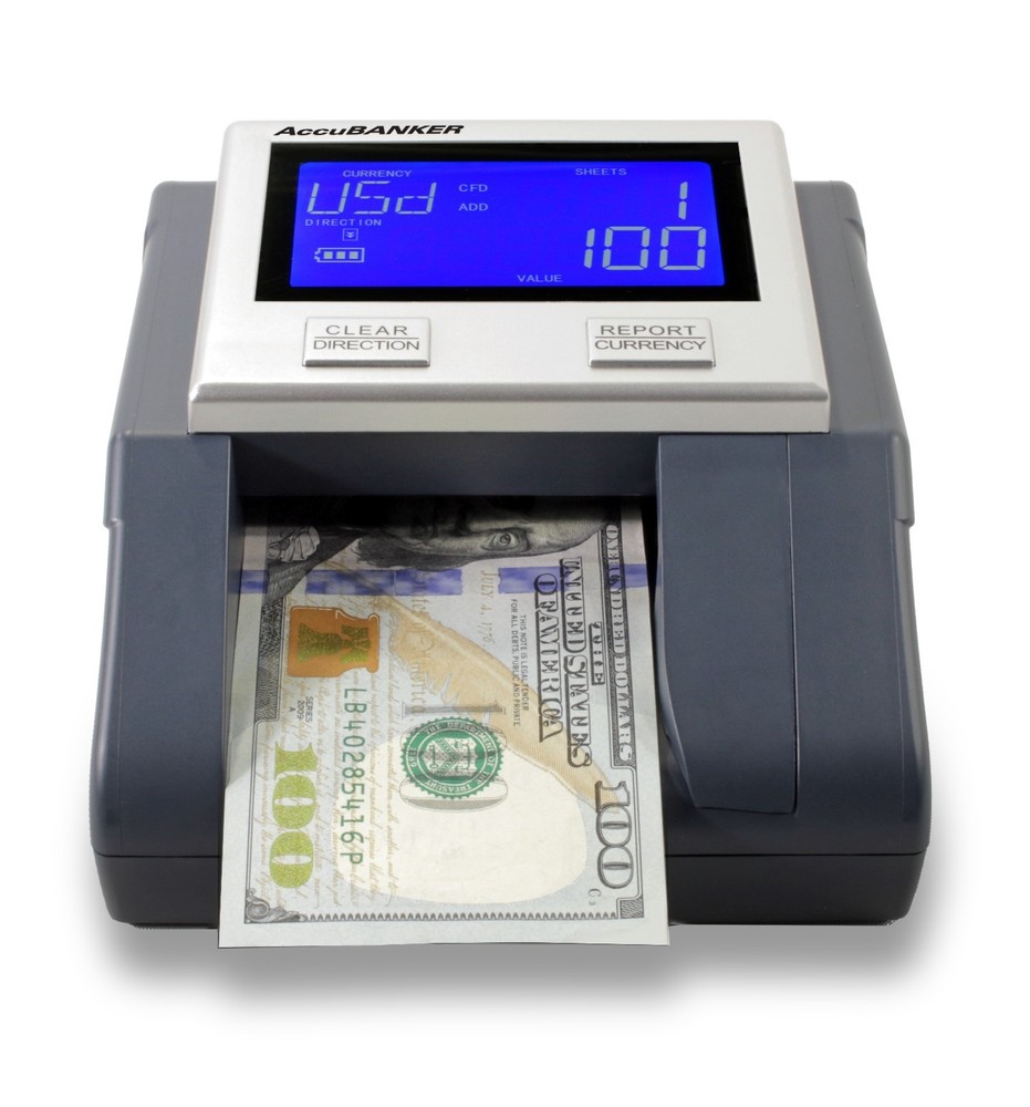 AccuBanker D585 4-Way Counterfeit Bill Detector