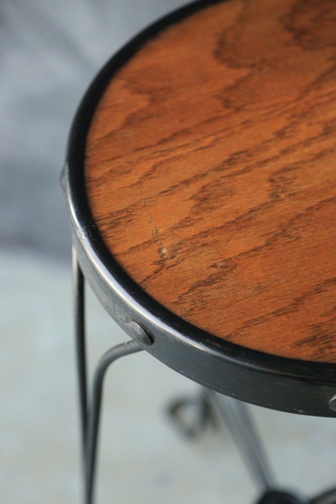 Antique Cafe metal stools Ice cream parlor stools