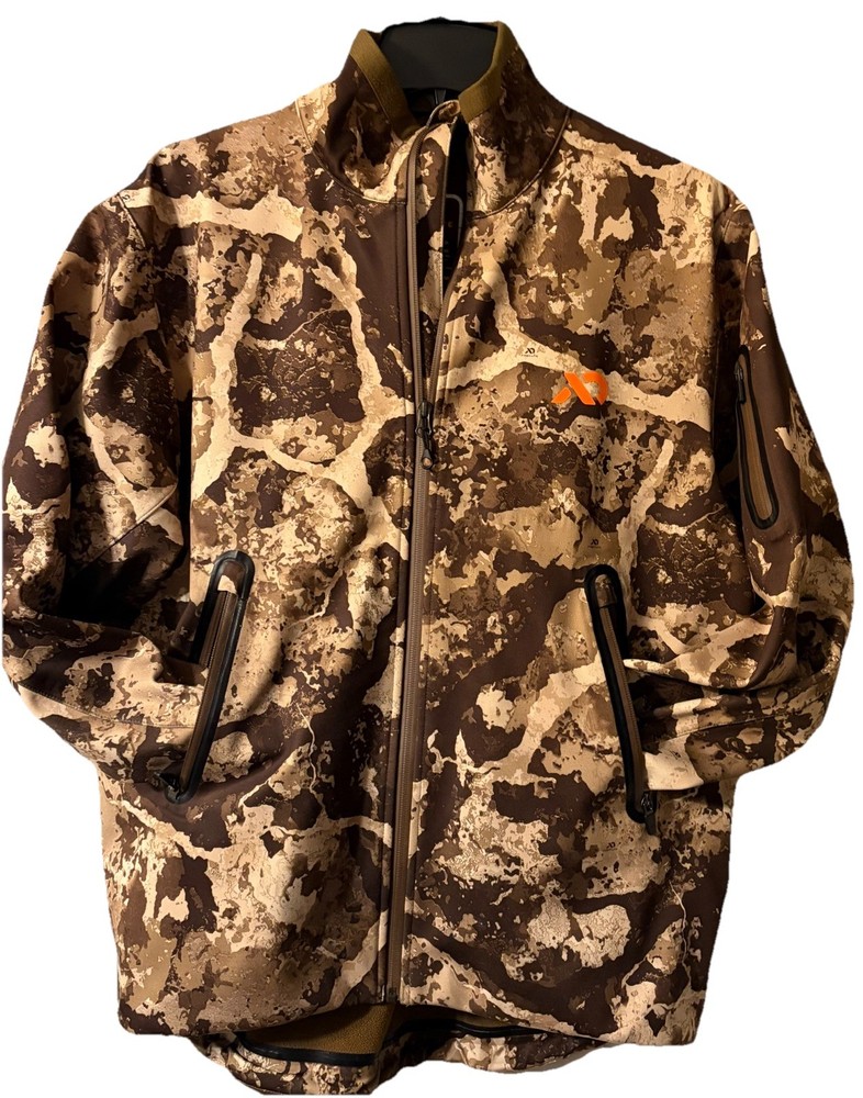 First Lite North Branch Jacket Cipher Camo Mens Medium Outer Layer Hunting