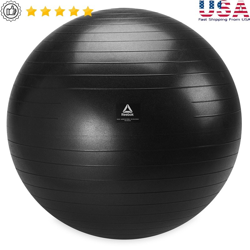 Weighted Stability Ball Kit 75cm W/ Pump Core Training Exercise Accessory New