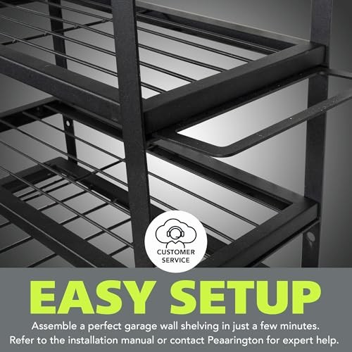 Power Tool Organizer,4 Layer Drill Holders Wall Mount, Duty Metal 2-Pack