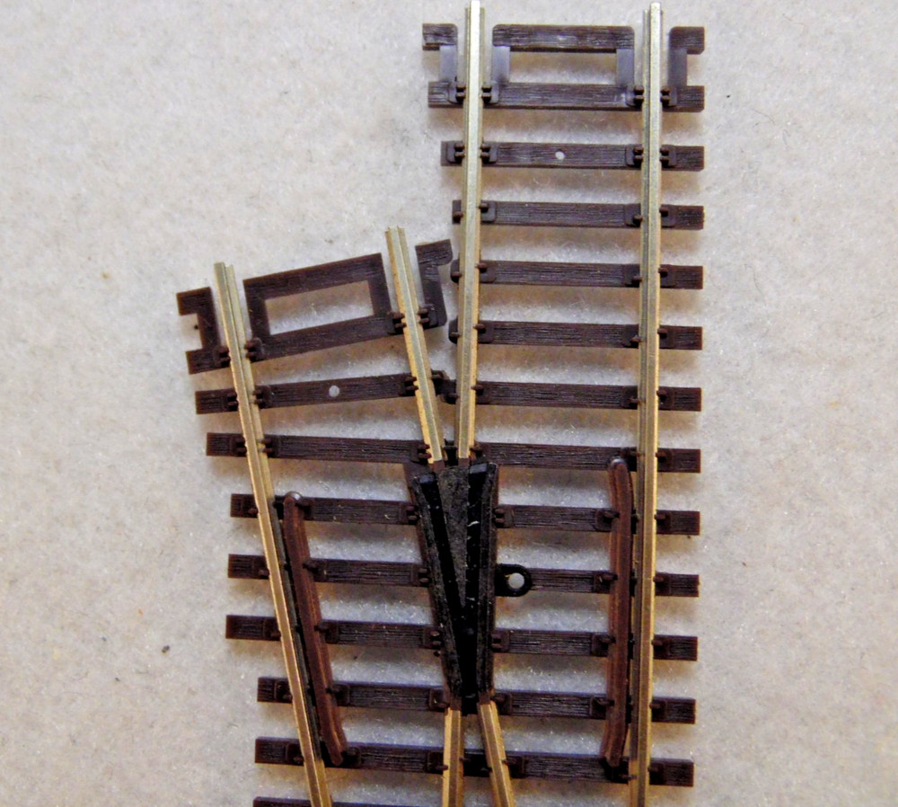 Atlas HO Scale Code 83 Nickle Silver Turnout Track Custom Line Switch Left 9"