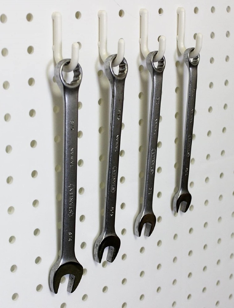 Pegboard Garage Tool & Storage Kit With Locking Peg Hooks - 72" Wide Tuff Poly !