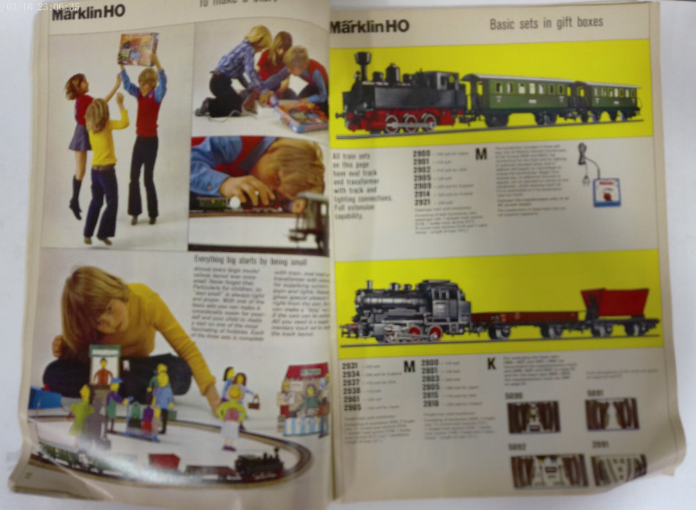 Vintage Marklin 1973 Catalog