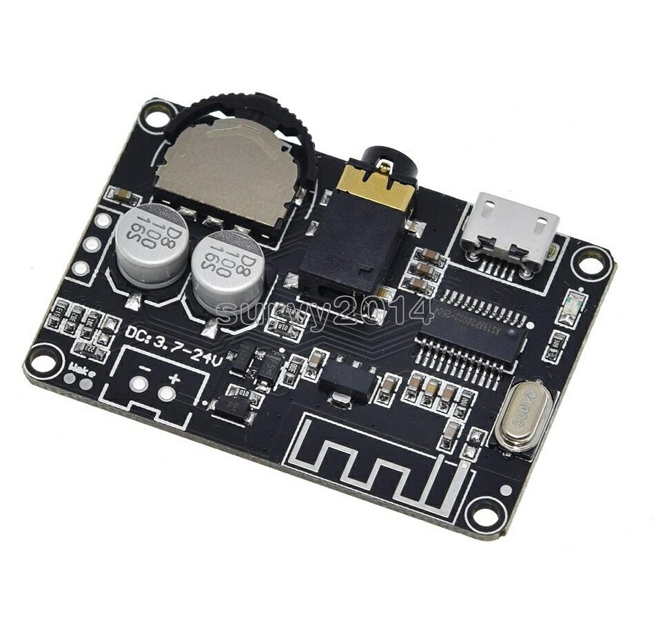 Adjustable Volume DC3.7-24V Bluetooth 5.0 Stereo Audio Decoder Board